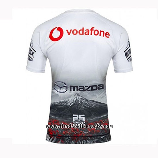 Camiseta Nueva Zelandia Warriors Rugby 2019 Conmemorative